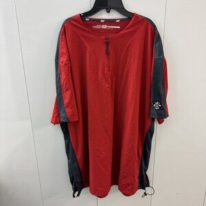 DeMarini Mens Baseball Warm Up Batting Windbreaker XL Red Gray - Shirt